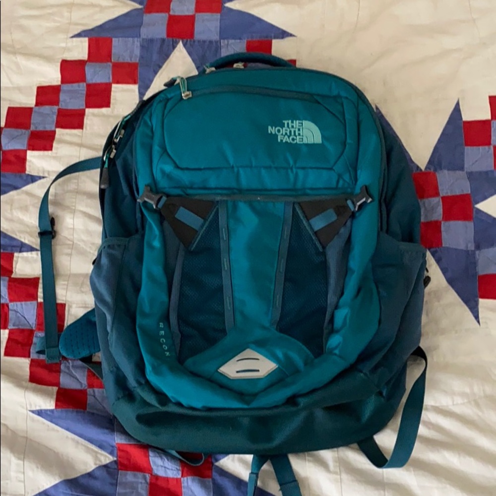 Light Blue North Face Backpack